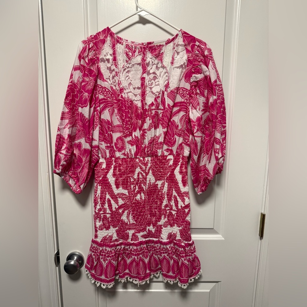 Farm Rio pink mini dress XS - Picture 2 of 2
